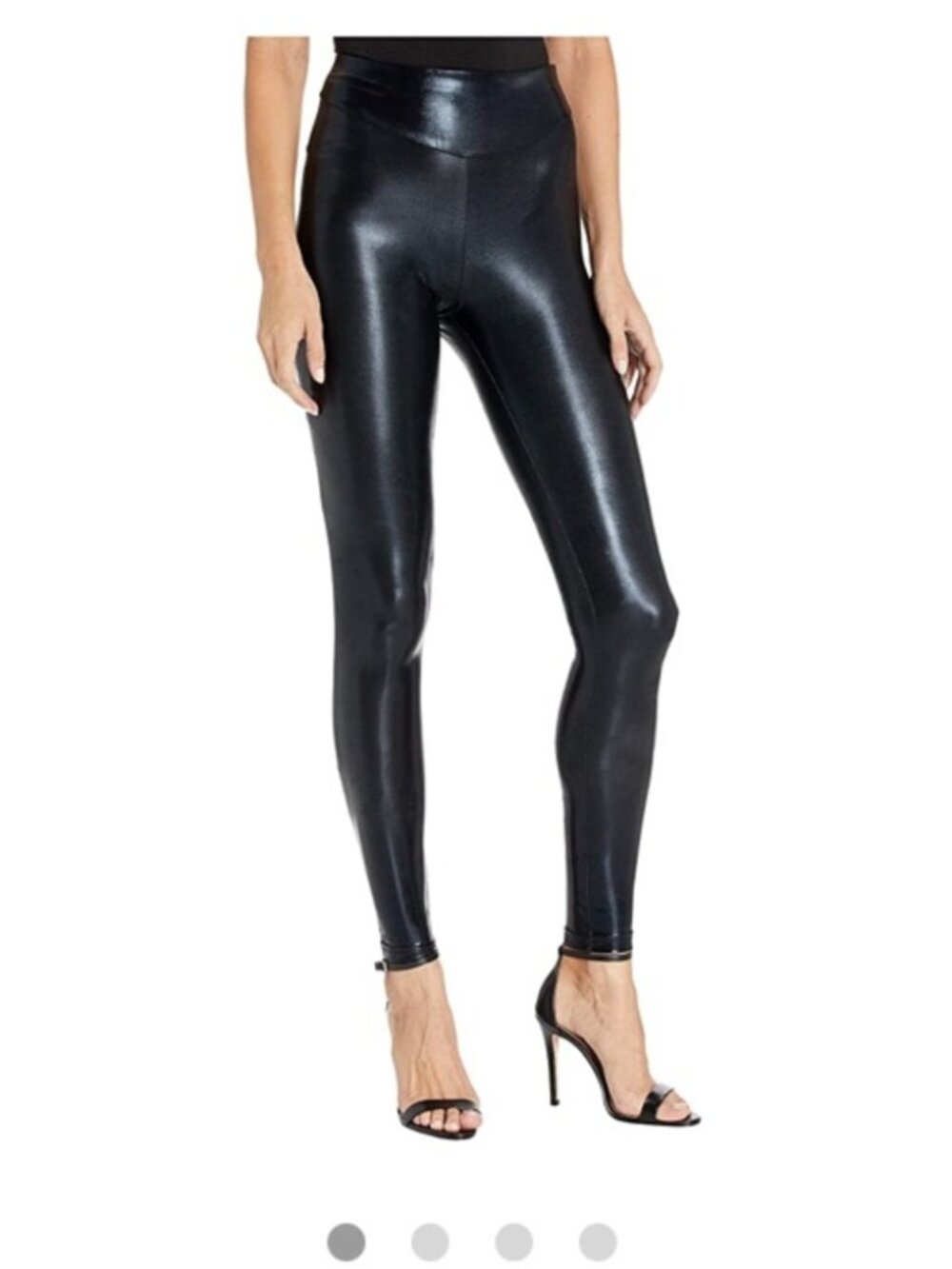 Hue Body Gloss Liquid Legging Black Large NWT
